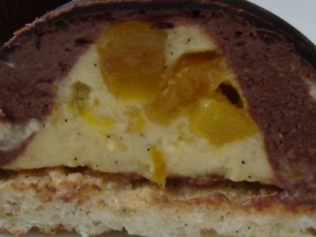 Demi-boule chocolatée