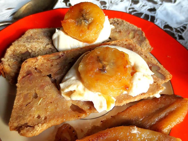 Banana Bread et son Glaçage Mascarpone