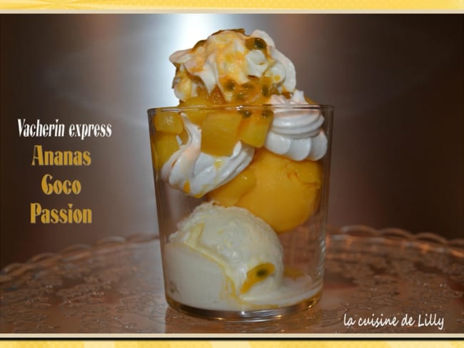 Vacherin express Ananas Coco Passion