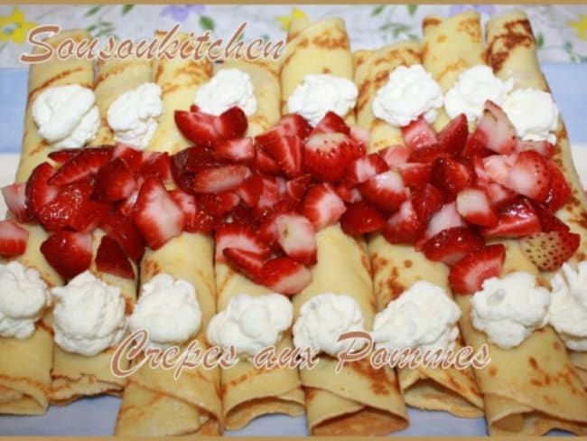 Crêpes aux pommes