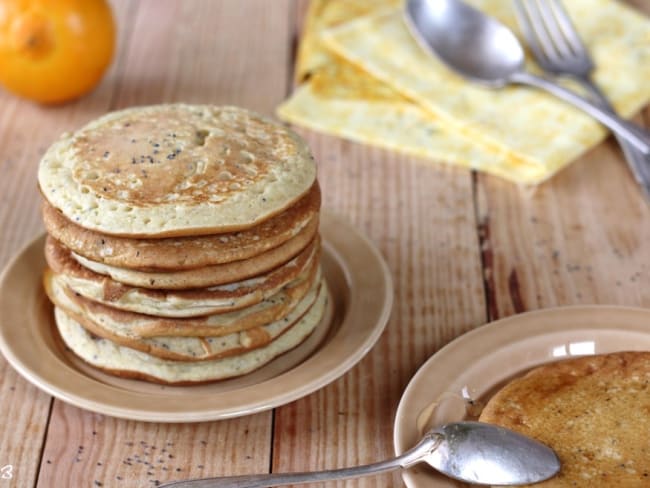 Pancakes et caramel à la bergamote