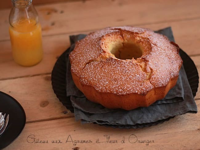 Bundt Cake aux Agrumes et Fleur d’Oranger