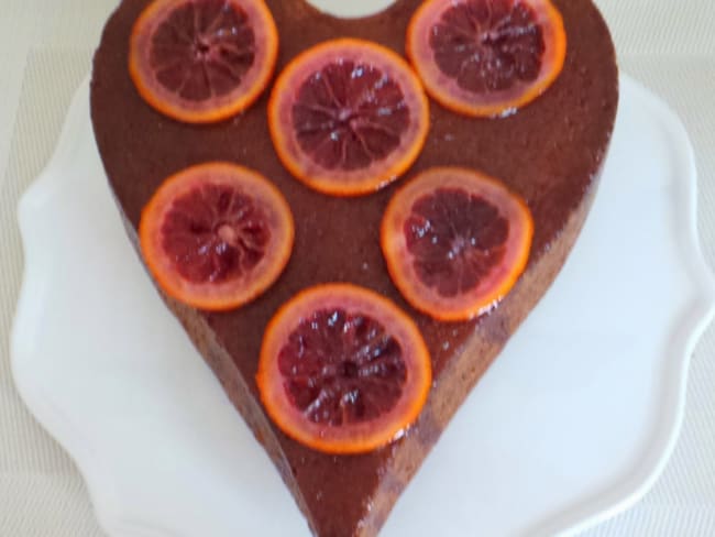 Gâteau à l'orange sanguine