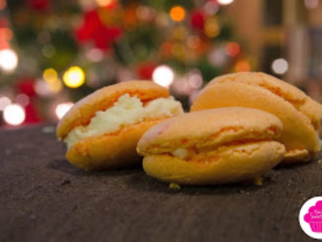 Macarons chèvre miel