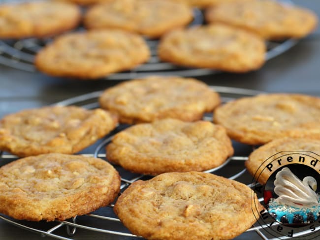 Cookies au café et au chocolat blanc