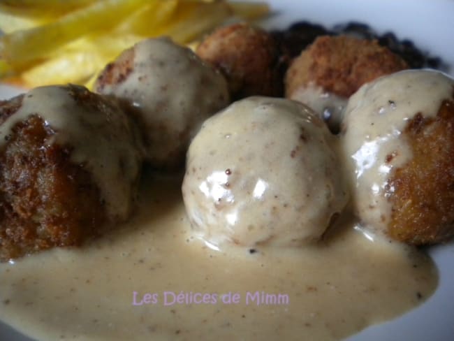 Boulettes de viande à la suédoise et sauce à la crème