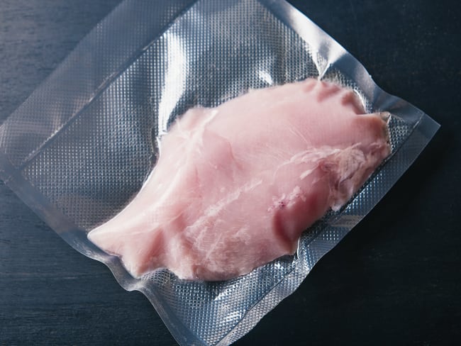 Sous vide - Conservation d'un produit cru - Technique culinaire