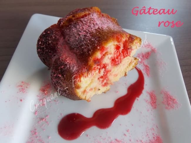 Gâteau rose