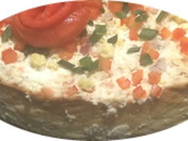 Cheesecake au saumon fumé et au boursin ail et fines herbes