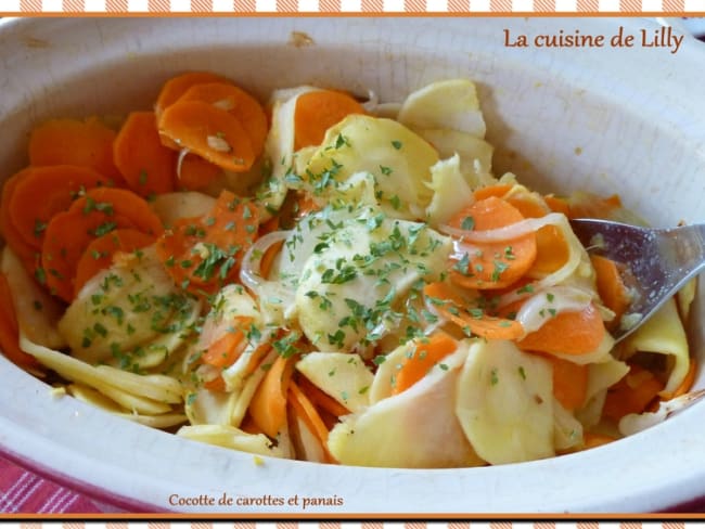 Cocotte de carottes et panais