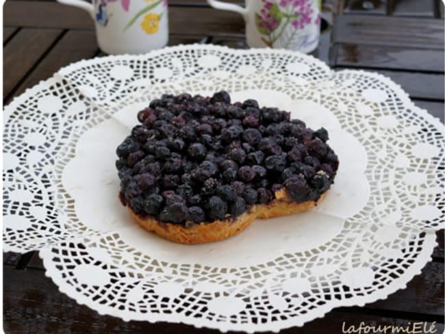 Tarte aux myrtilles