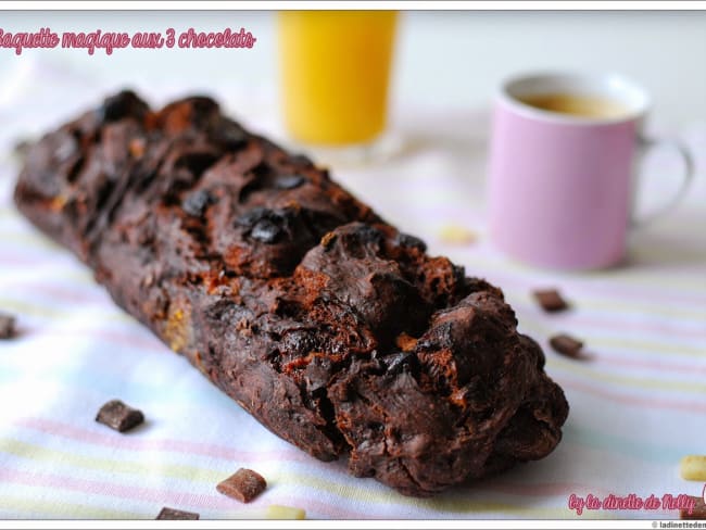 Baguette magique aux 3 chocolats