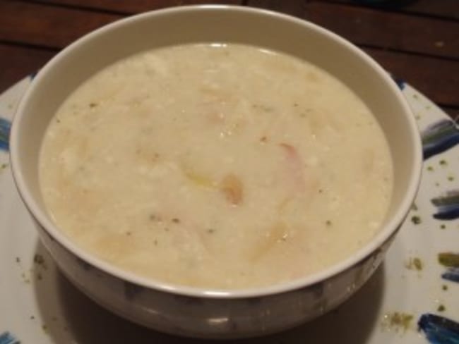 Soupe paysanne au bacon