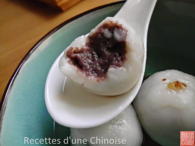 Tang yuan au thé oolong osmanthus