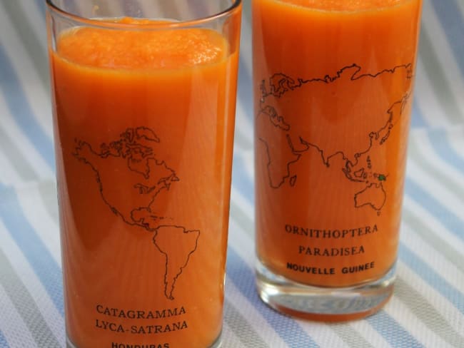 Smoothie carotte primeurs-orange-gingembre