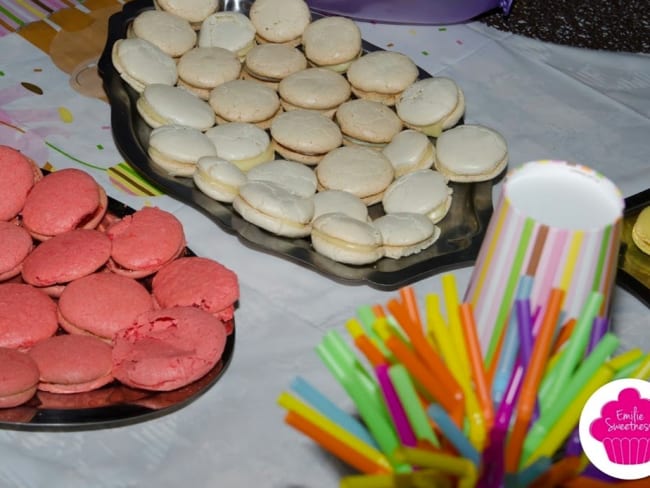 Macarons chocolat blanc