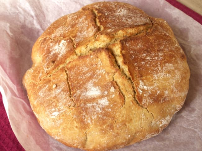 Soda bread irlandais en cocotte à la levure chimique