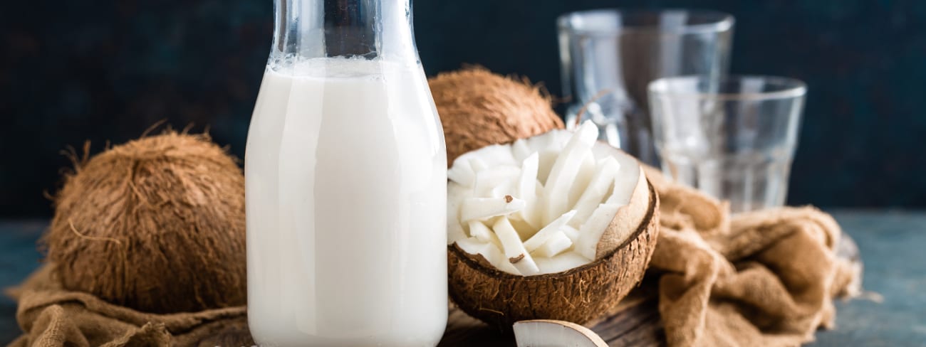 Le lait de coco