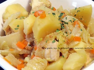 Potée au chou et à la palette de porc demi-sel, un délicieux plat d