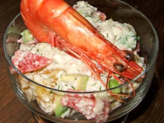 Cocktail de crabe aux agrumes