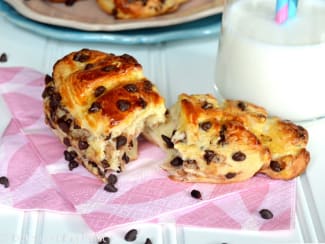 Viennoises aux pépites de chocolat