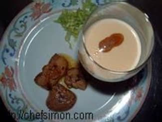 Capuccino de foie gras