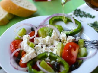 TOMATE, FETA, HUILE D'OLIVE & CITRON