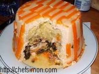 Chartreuse de poule faisane : le montage