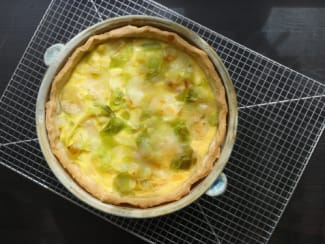 Quiche poireaux et Maroilles