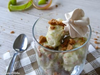 Sorbet rhubarbe minute sans sorbetière