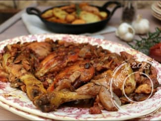 Poulet rôti aux poivrons et au romarin - Recette Maître CoQ