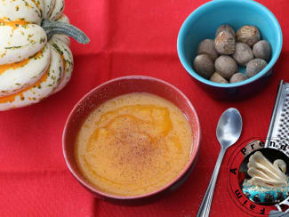 Soupe citrouille chou fleur aux graines au Cook Expert Recette