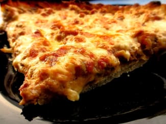 Tarte au jambon et fromage bleu