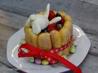 Charlotte à la Framboise en verrine - Recette par Petite Cuillère et  Charentaises