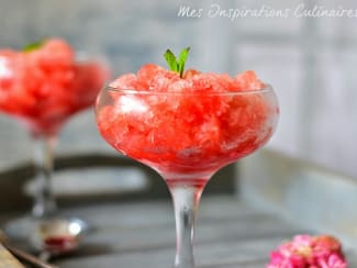 Granité à la pastèque