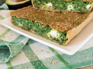Quiche aux épinards et gomasio