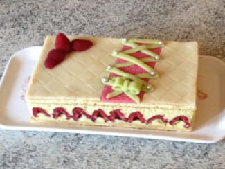 Framboisier à la pistache