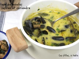 Soupe de moules au safran – Safran et Potiron