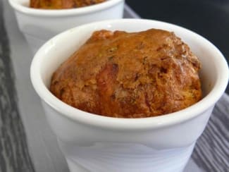 Mugcake potimarron jambon cru et tomme de Savoie IGP