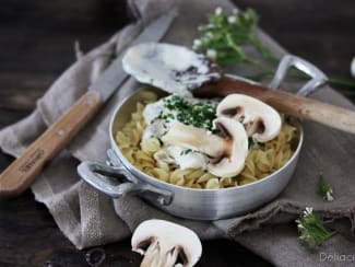 Pâtes aux champignons