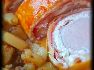 Recette - Filet mignon de porc à la poitrine fumée et mozzarella - Quitoque