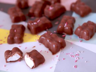 Ourson guimauve chocolat - Recette de cuisine avec photos - Meilleur du Chef