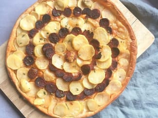 Tarte chorizo pommes de terre