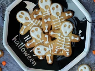 Biscuits sablés squelettes