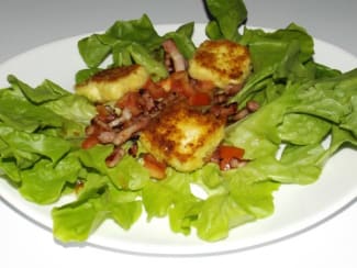 Salade composée aux Kiri® panés