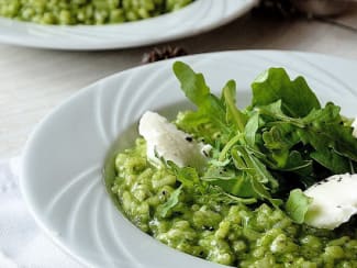 Risotto roquette et mozzarella