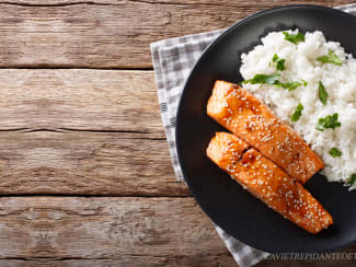 Saumon teriyaki