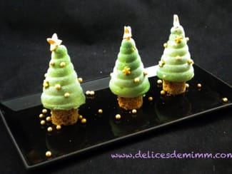 Sapins de Noël en chocolat - Recettes de cuisine Ôdélices