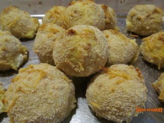 Boulettes de polenta et fromage