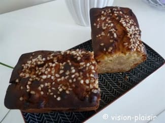 Cake gourmand au miel et pommes